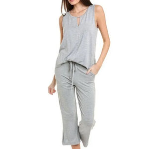 Cabi Gray Summer Jumpsuit Size Medium EUC